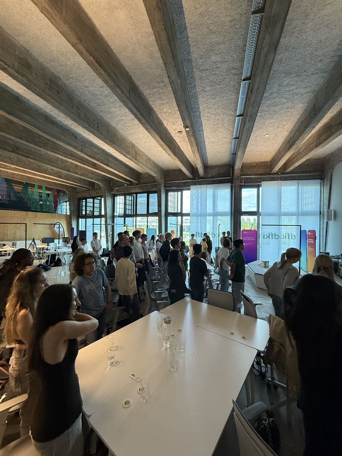 Teilnehmende beim KI-Workshop im DFKI